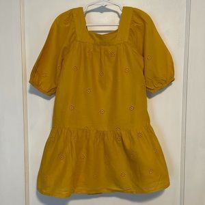 Cat and Jack marigold dress. Size XS 4/5.